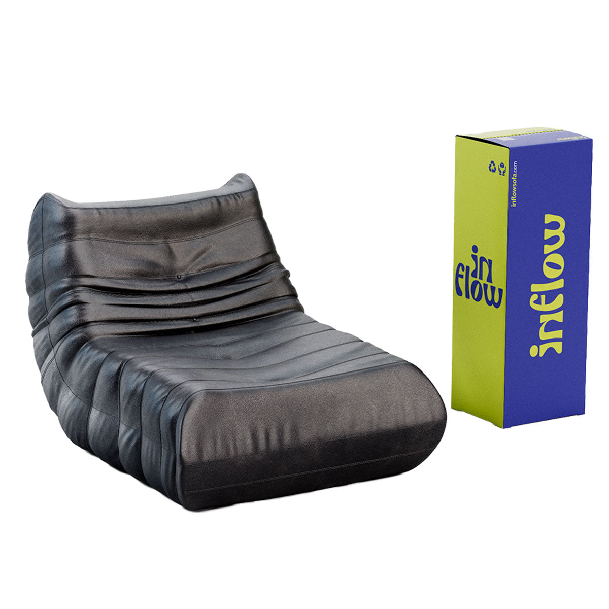 Poltrona Liv - Poli-Couro - Preto