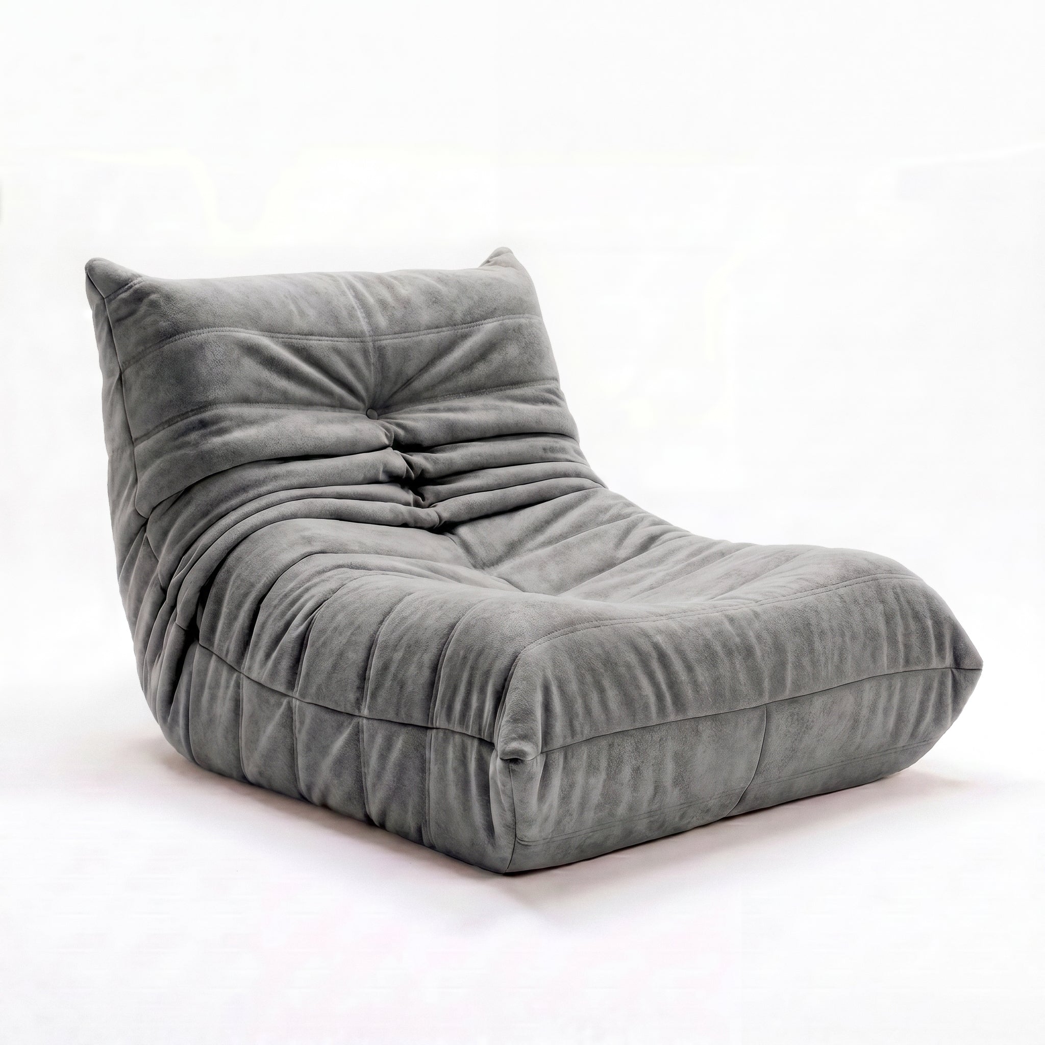 Poltrona Liv em Boucle Cinza