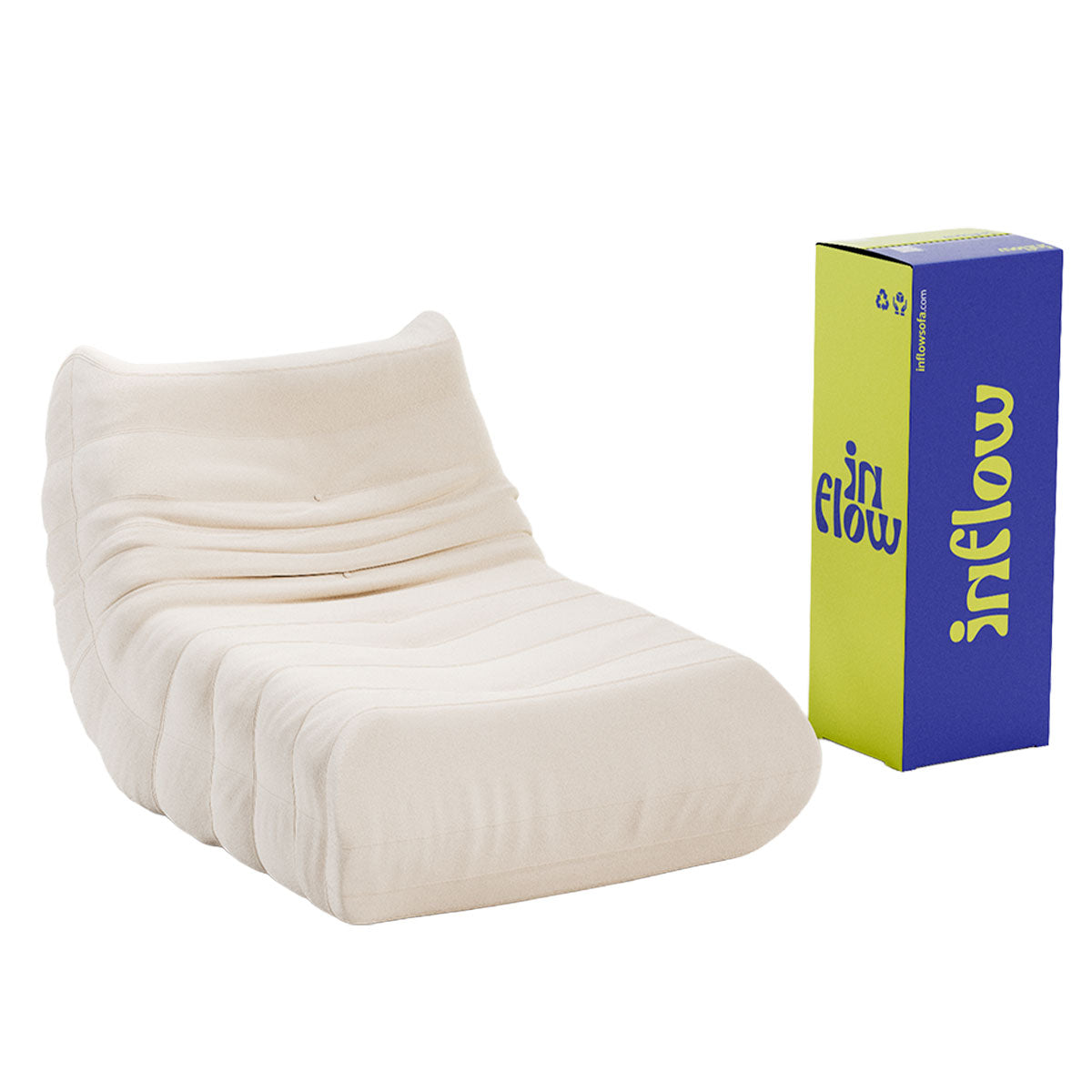 Poltrona Liv em Boucle Bege