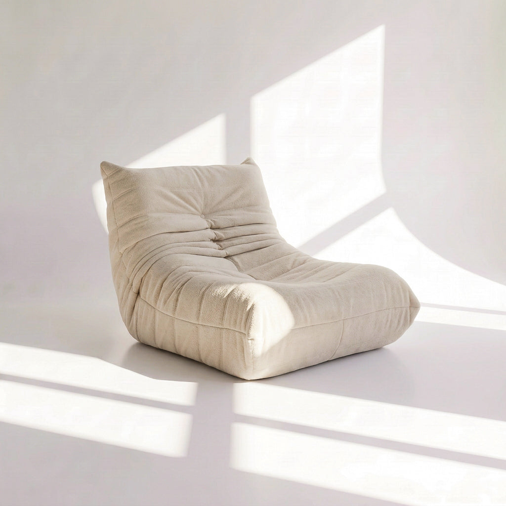 Poltrona Liv em Boucle Bege