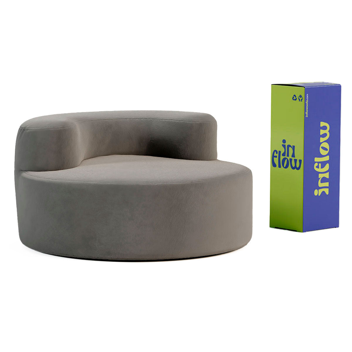 Poltrona Luna Boucle  - Cinza