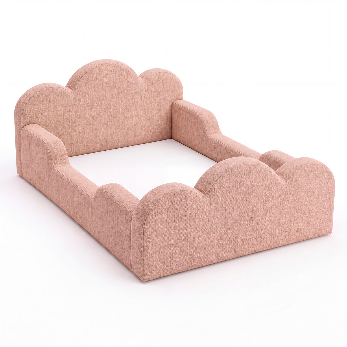 Cama Montessoriana Infantil Sonhos Duo Casal - Rosa