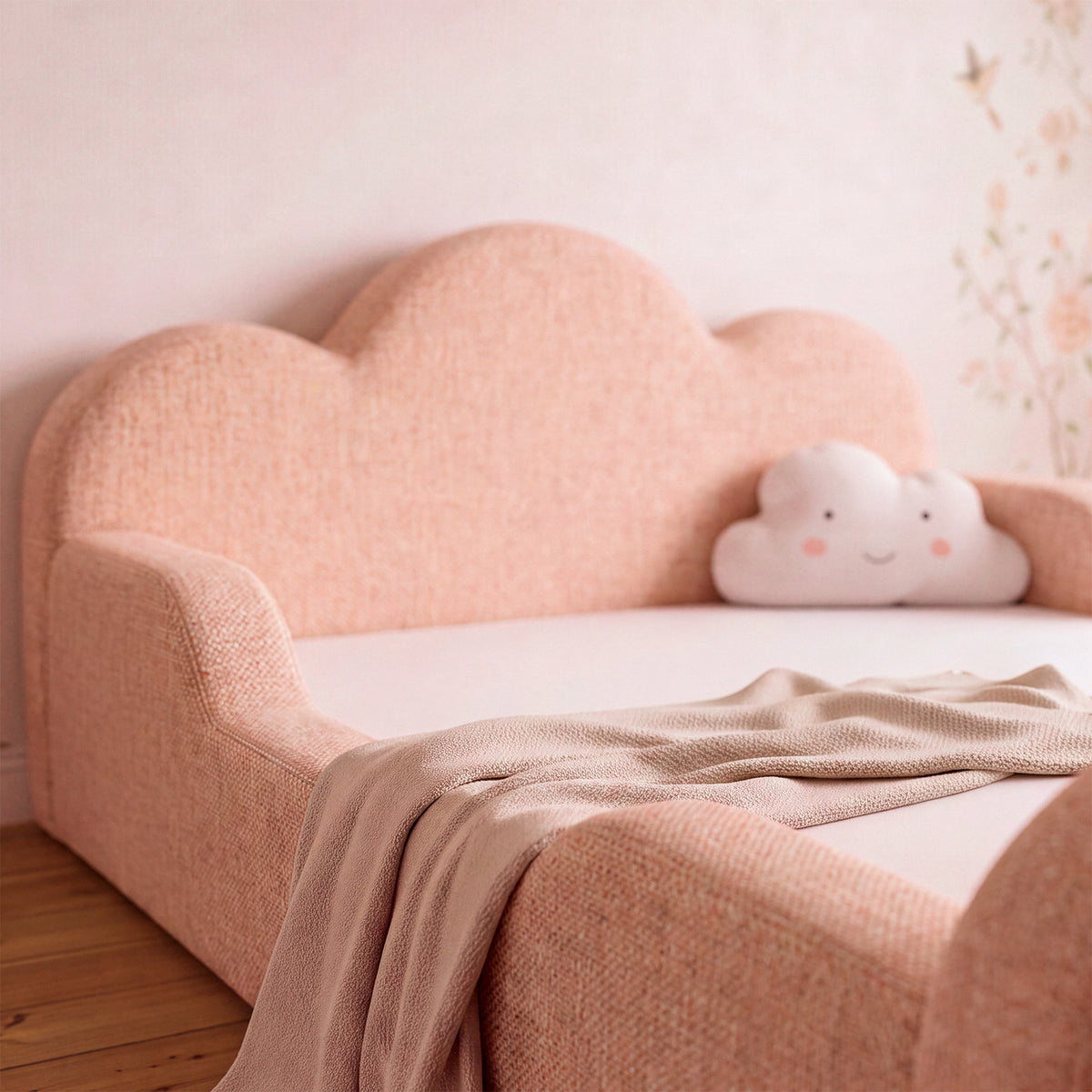 Cama Montessoriana Infantil Sonhos Duo Casal - Rosa