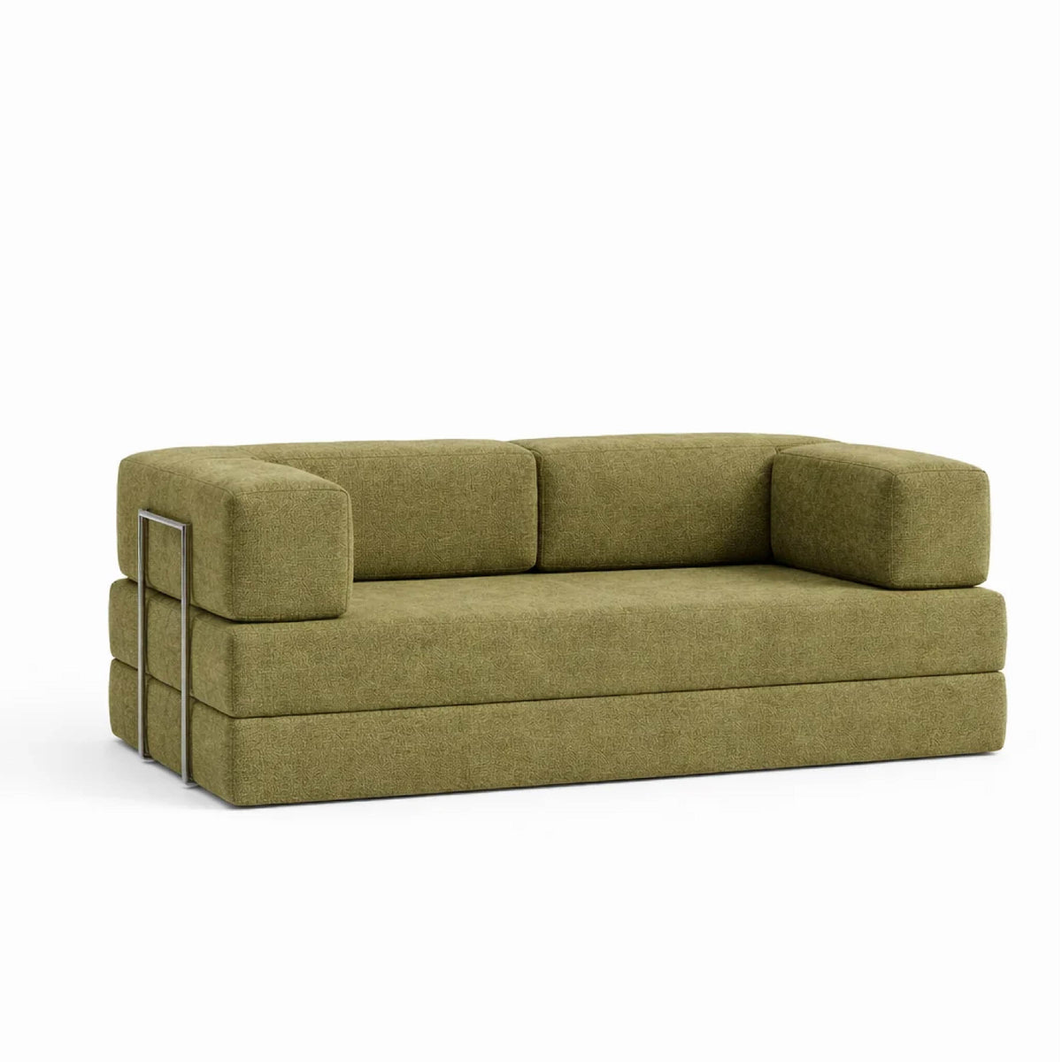 Sofá Cama Flowin em Boucle Plus Green