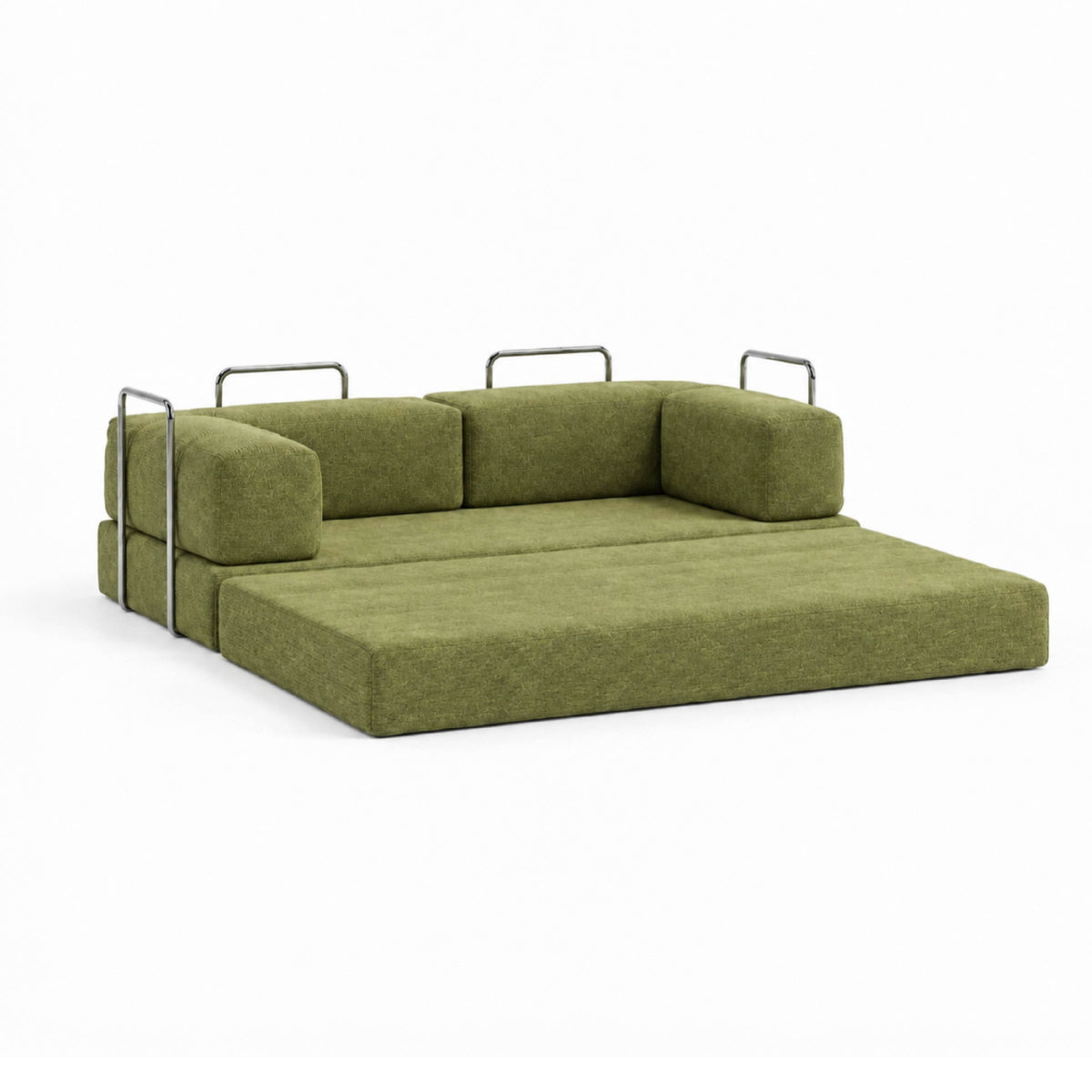 Sofá Cama Flowin em Boucle Plus Green