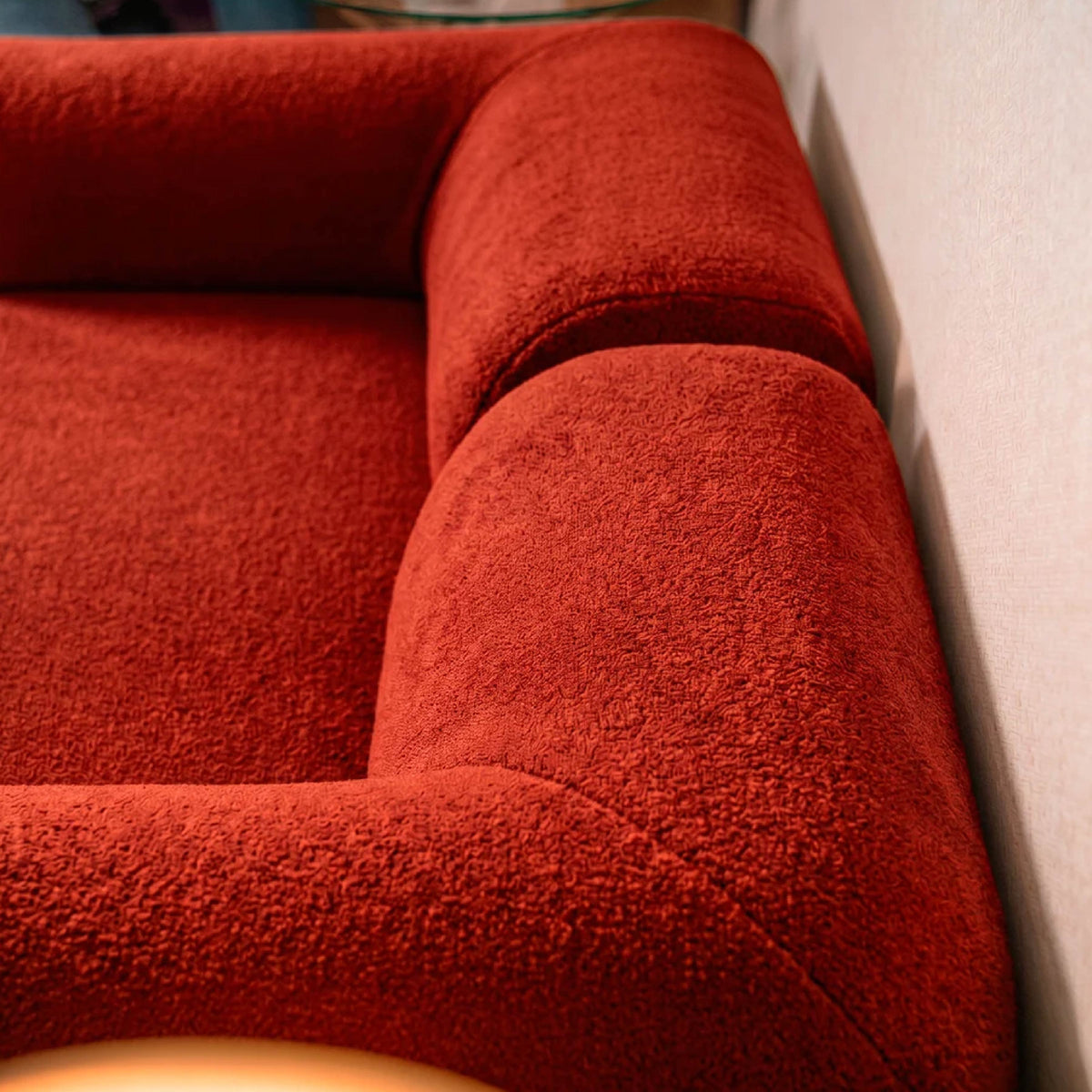 Sofá Cama Flowin em Boucle Plus Terracota