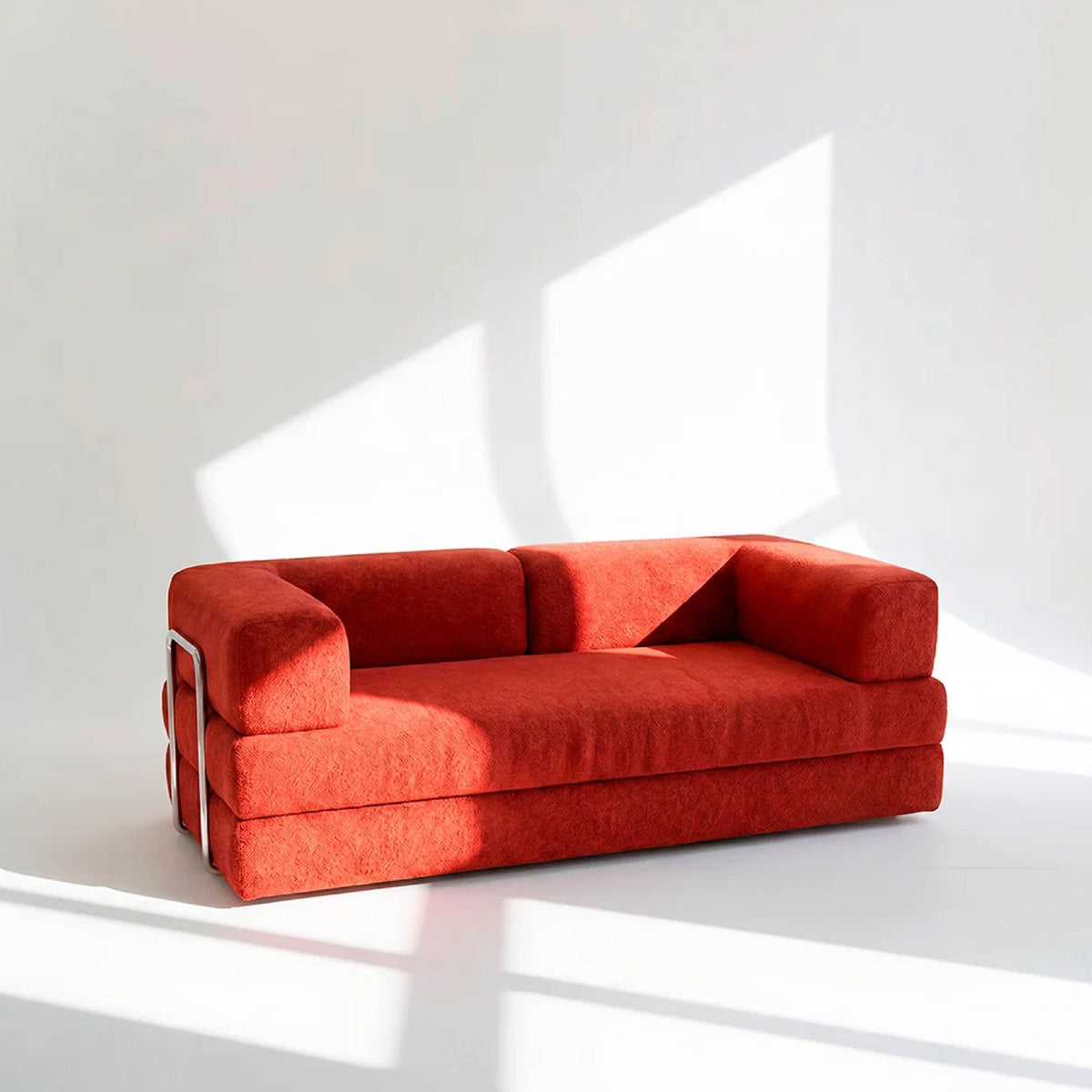 Sofá Cama Flowin em Boucle Plus Terracota