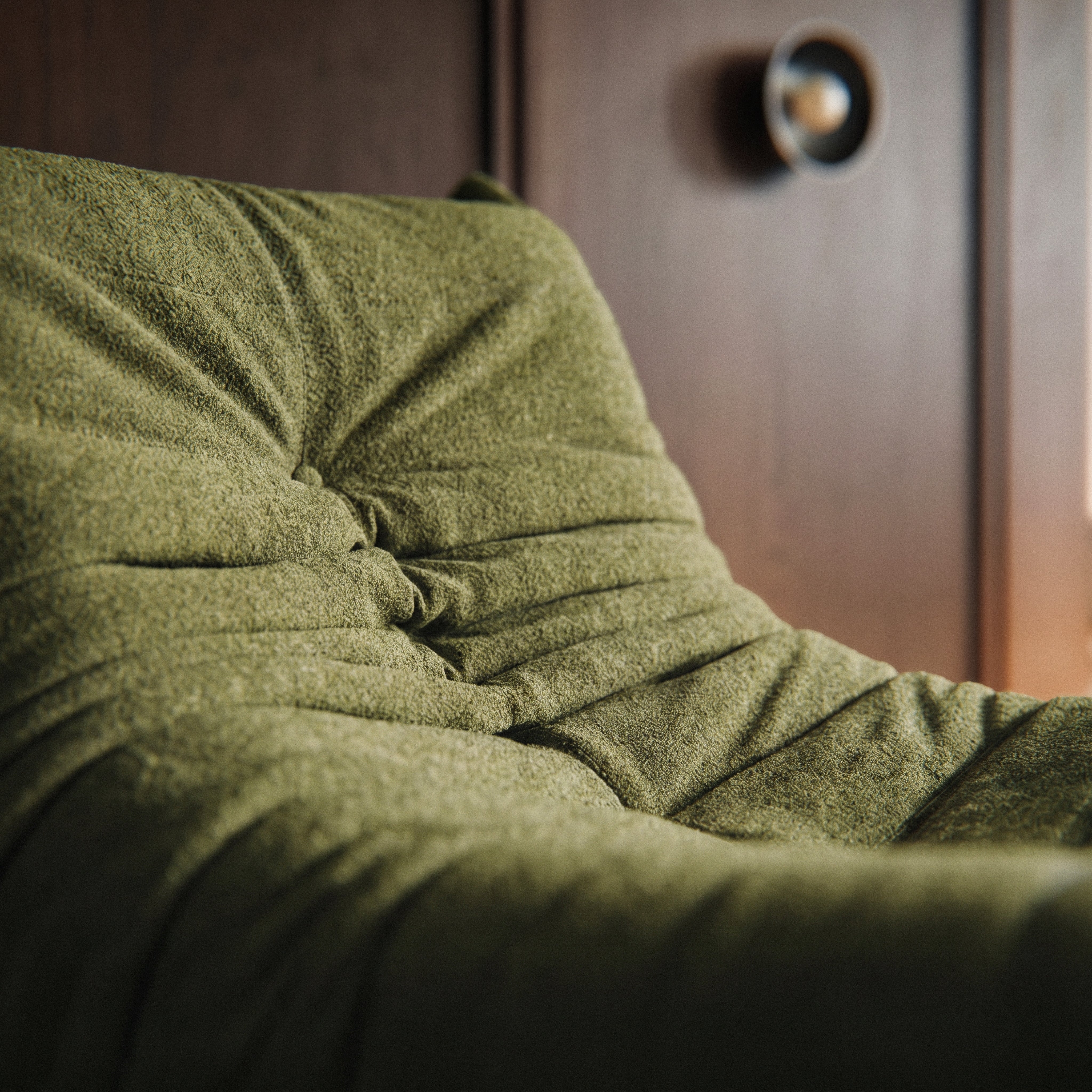 Poltrona Liv em Boucle Plus Green