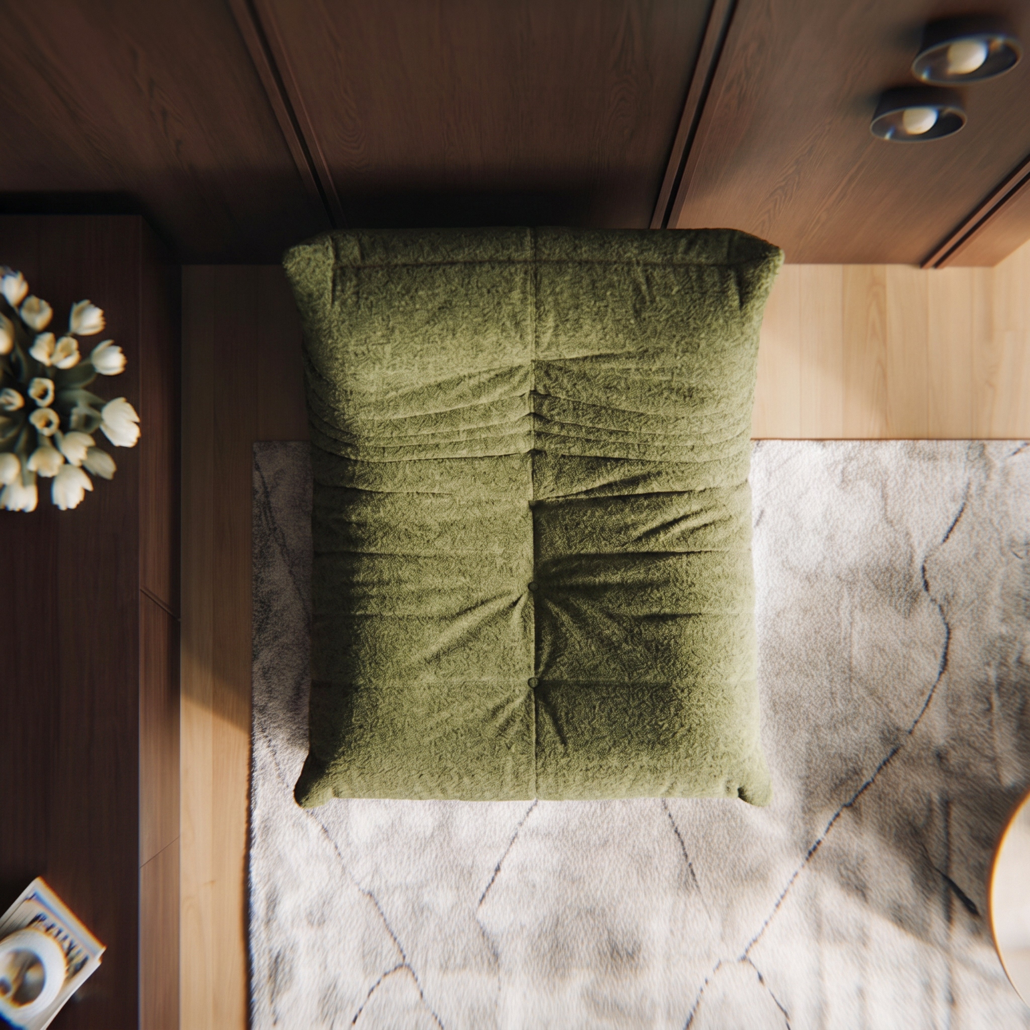 Poltrona Liv em Boucle Plus Green