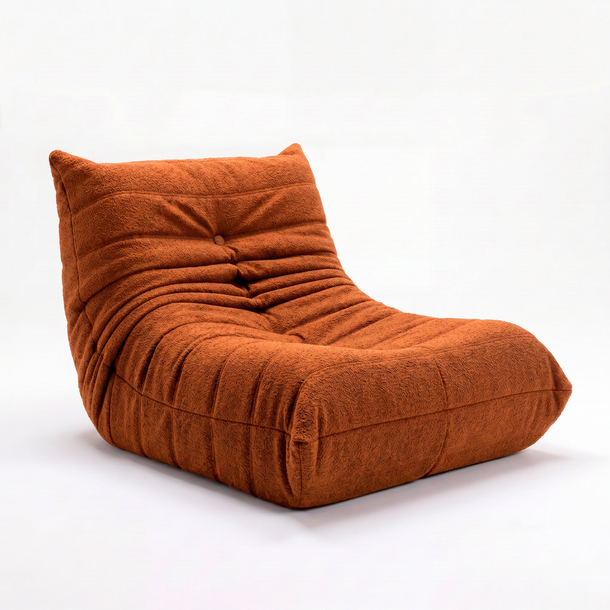 Poltrona Liv em Boucle Plus Mostarda