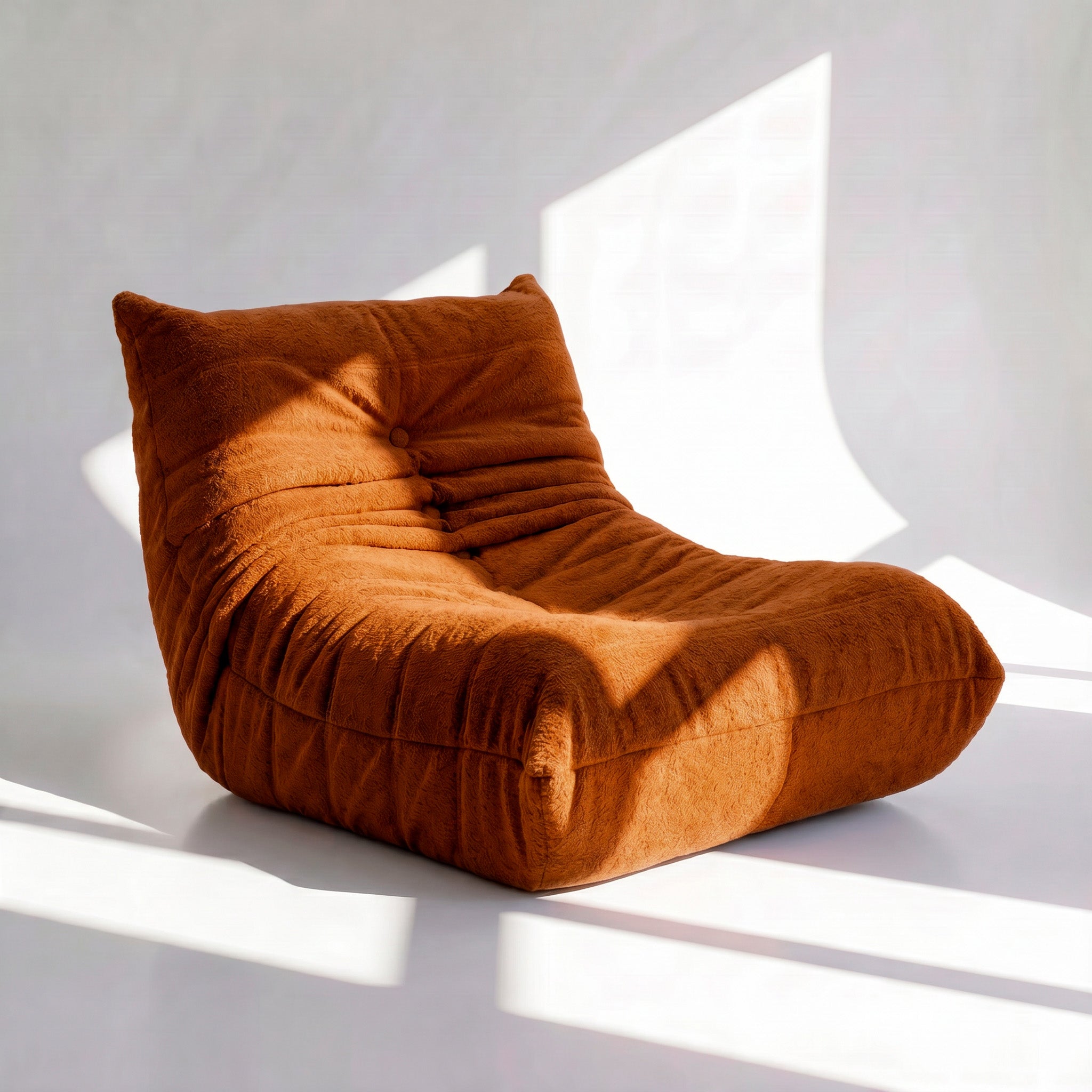 Poltrona Liv em Boucle Plus Mostarda