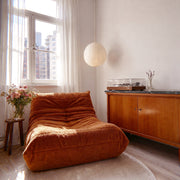Poltrona Liv em Boucle Plus Mostarda