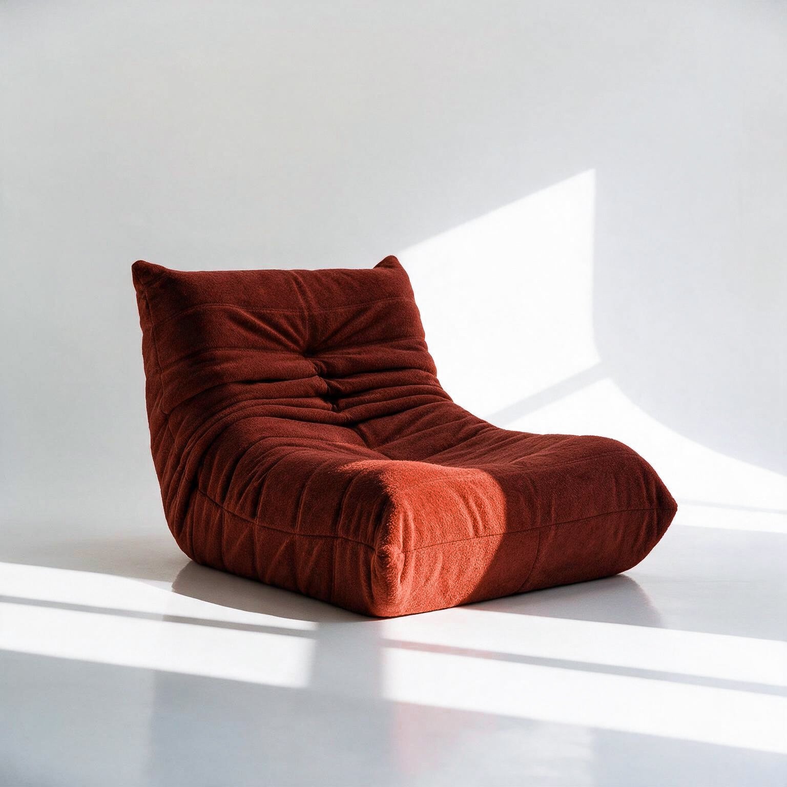 Poltrona Liv em Boucle Plus Terracota