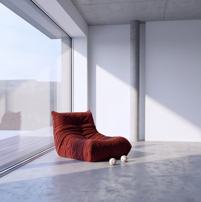 Poltrona Liv em Boucle Cloud Touch Spice