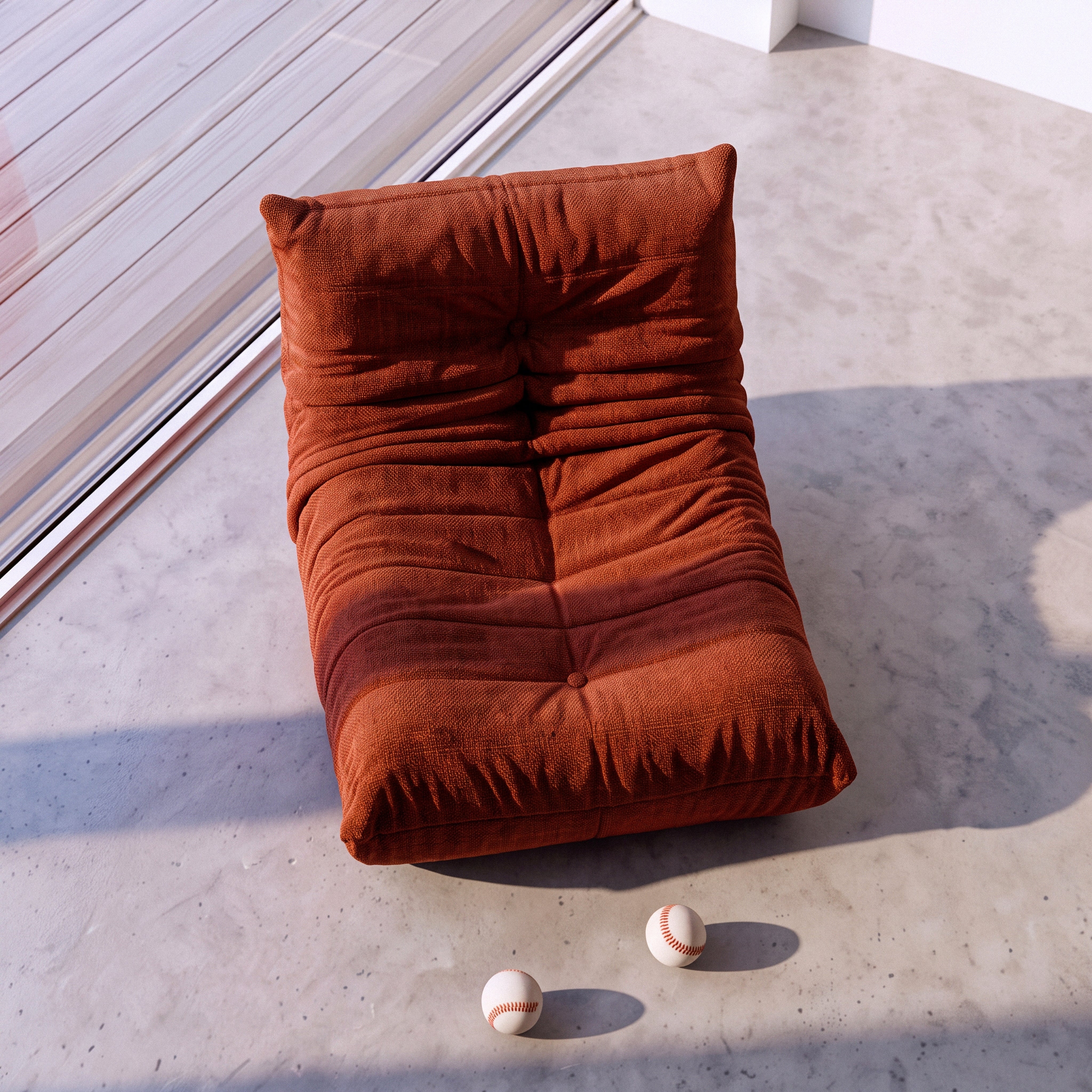 Poltrona Liv em Boucle Cloud Touch Spice