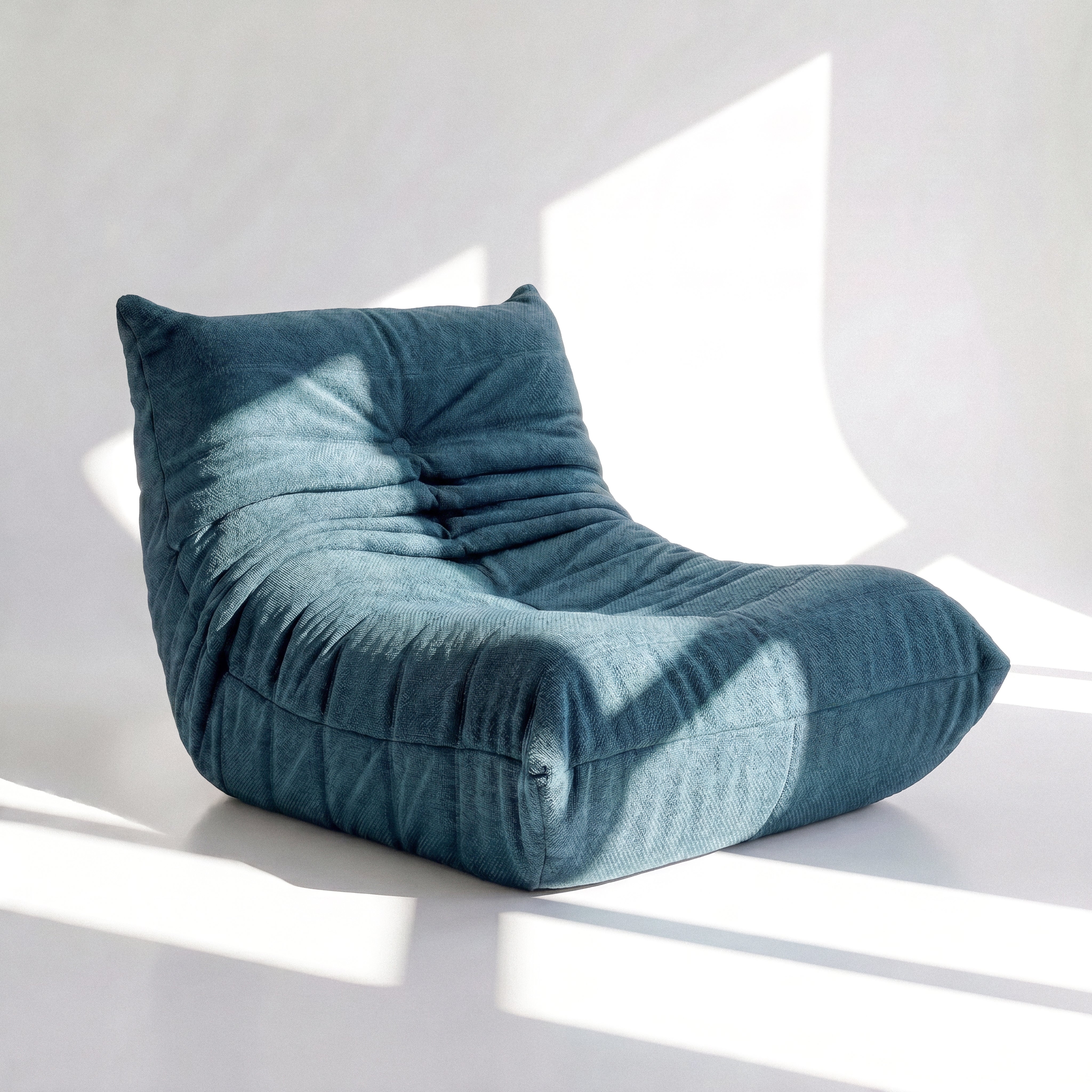 Poltrona Liv em Boucle Cloud Touch Ocean