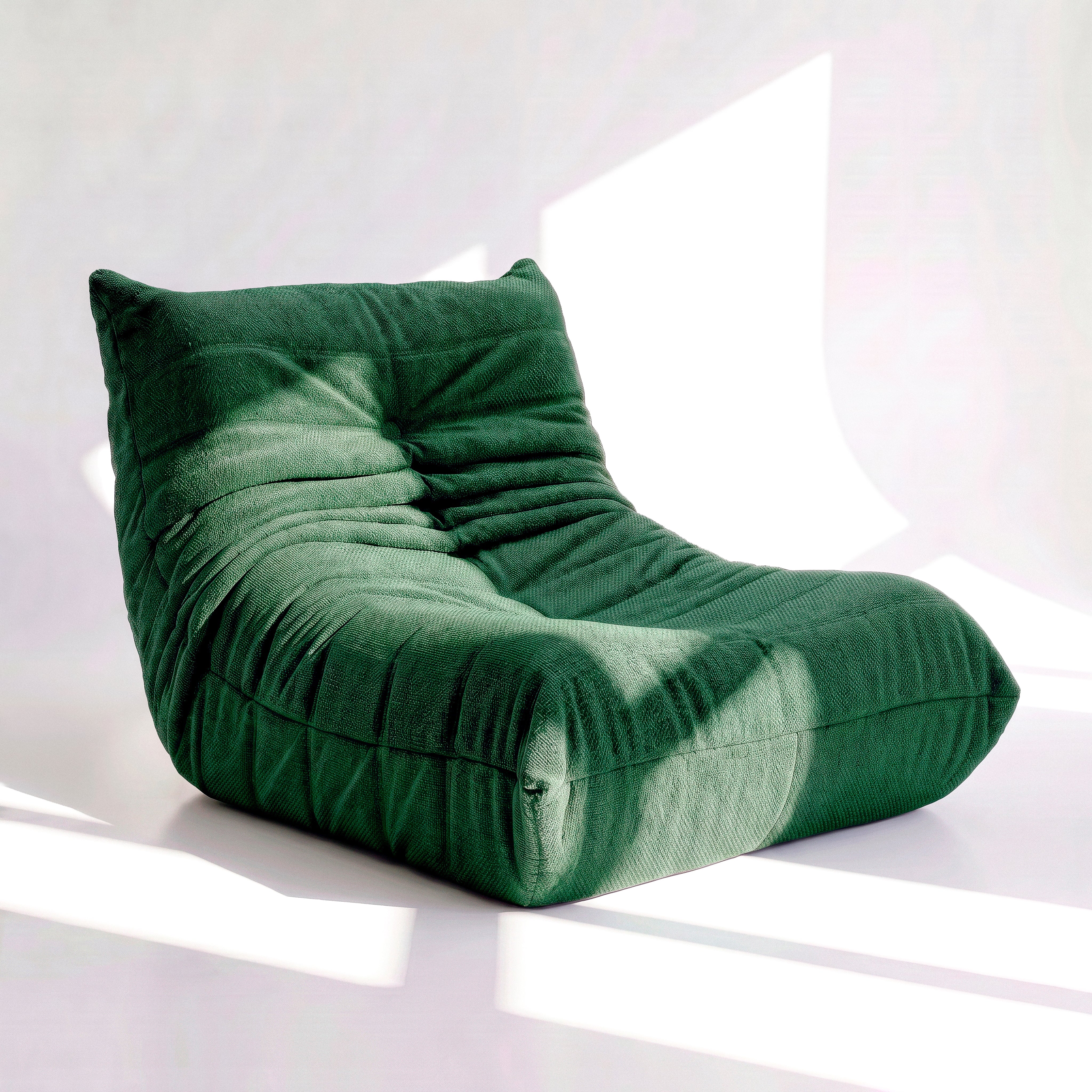Poltrona Liv em Boucle Cloud Touch Green