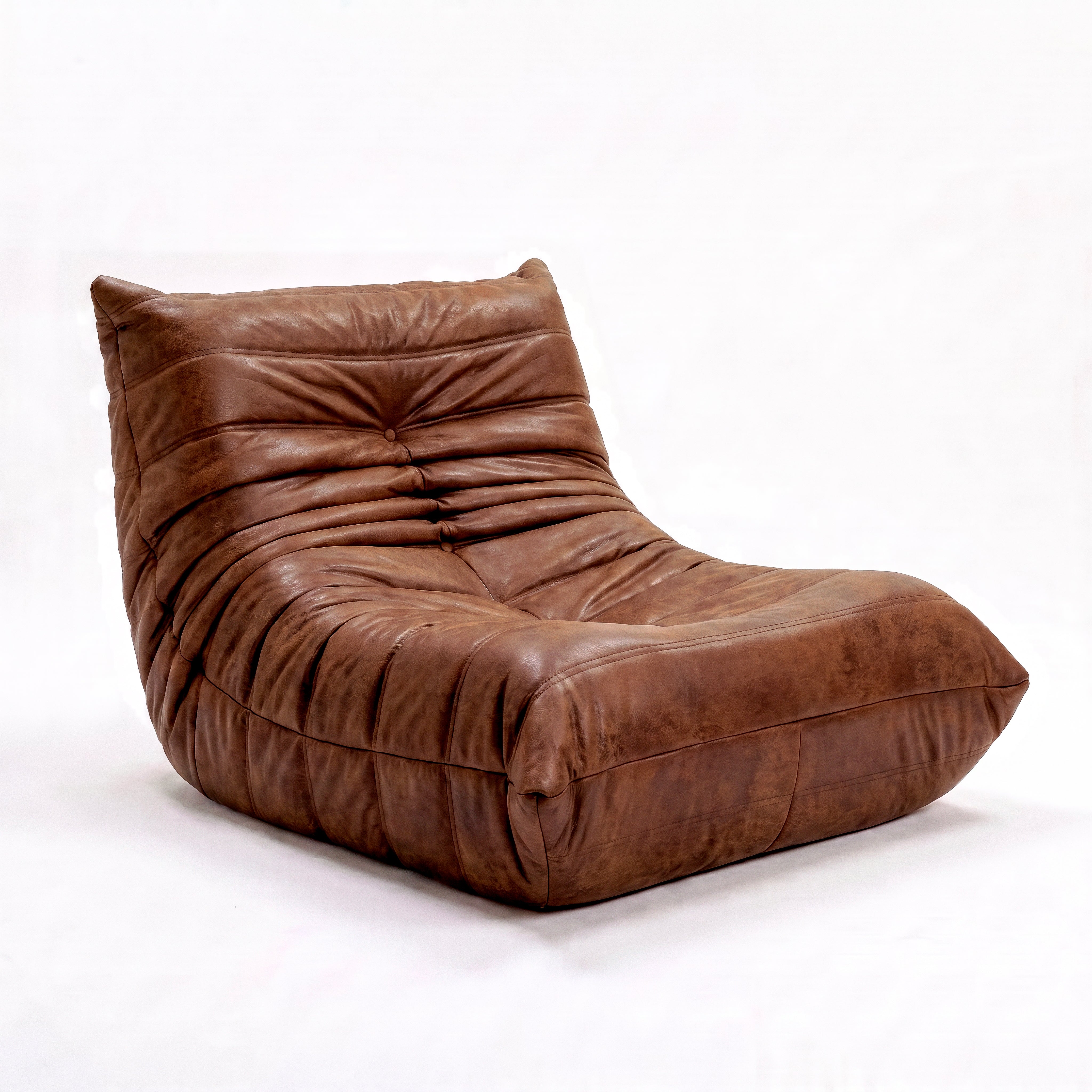 Poltrona Liv em Poli-Couro Coffee