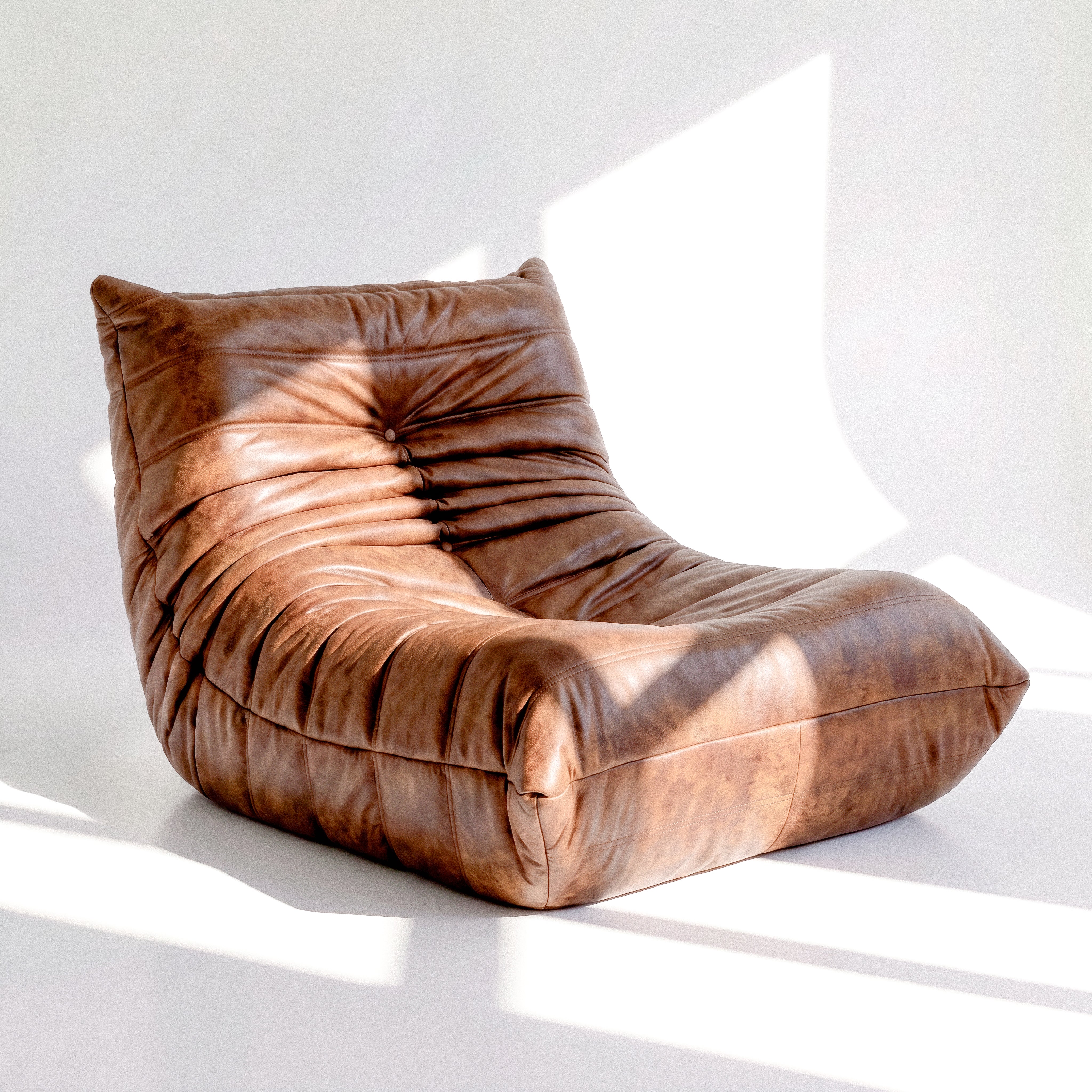 Poltrona Liv em Poli-Couro Coffee