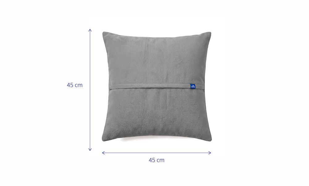 Almofada Decorativa 45x45 - Boucle Cinza