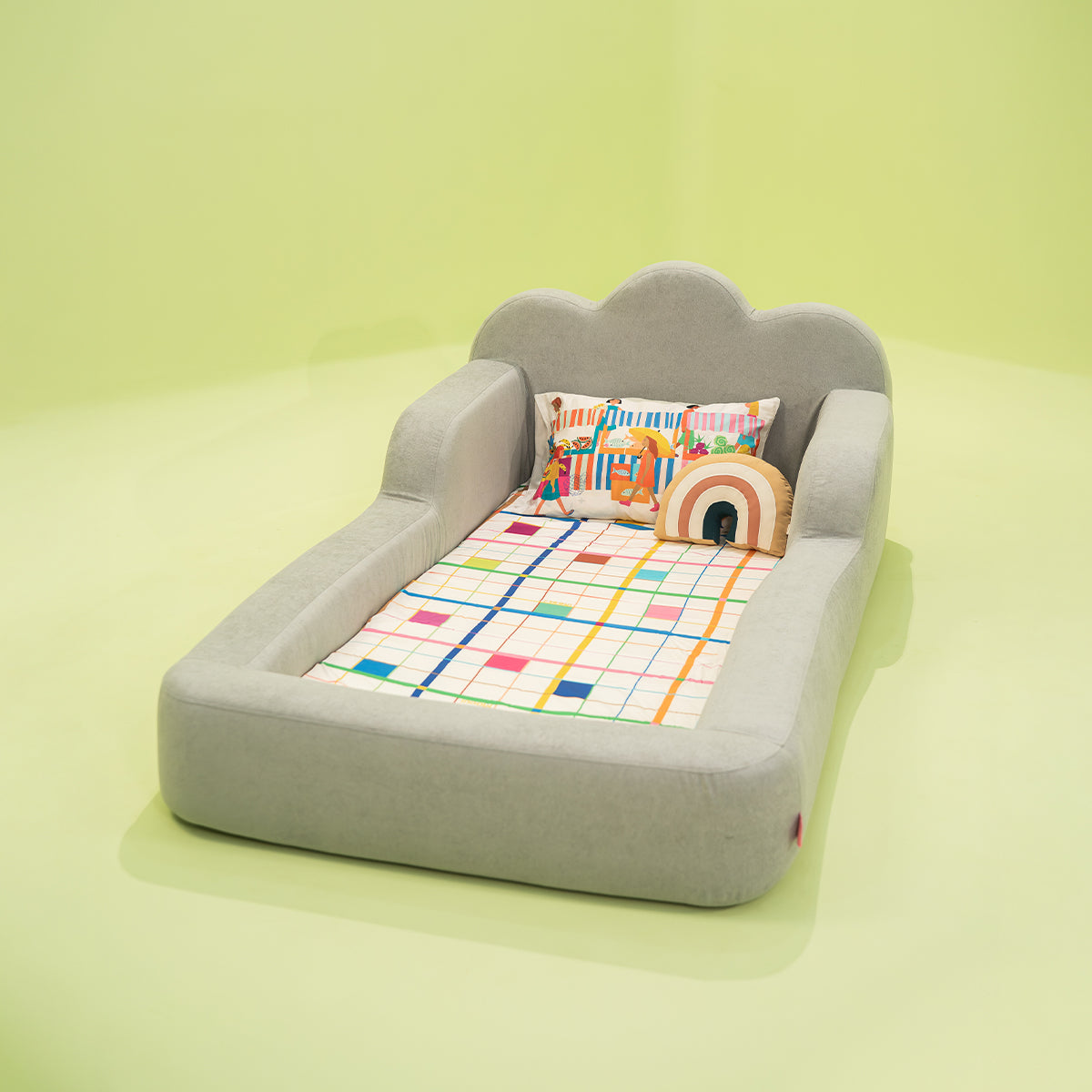 Cama Montessori Infantil Sonhos One Solteiro  - Verde
