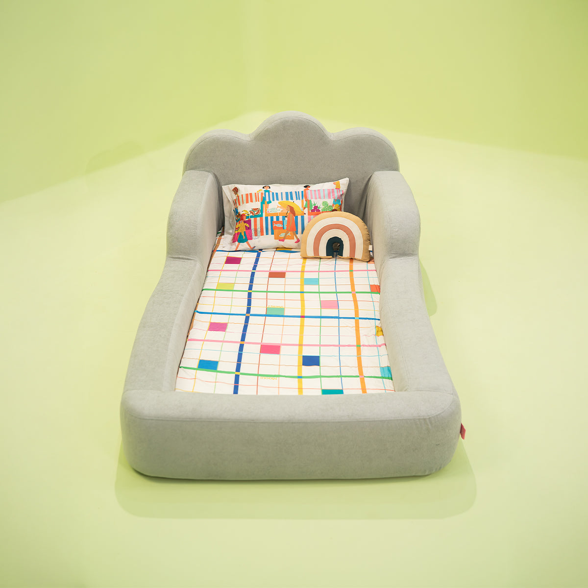 Cama Montessori Infantil Sonhos One Solteiro  - Verde