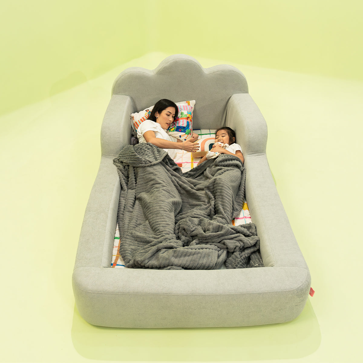 Cama Montessori Infantil Sonhos One Solteiro  - Verde
