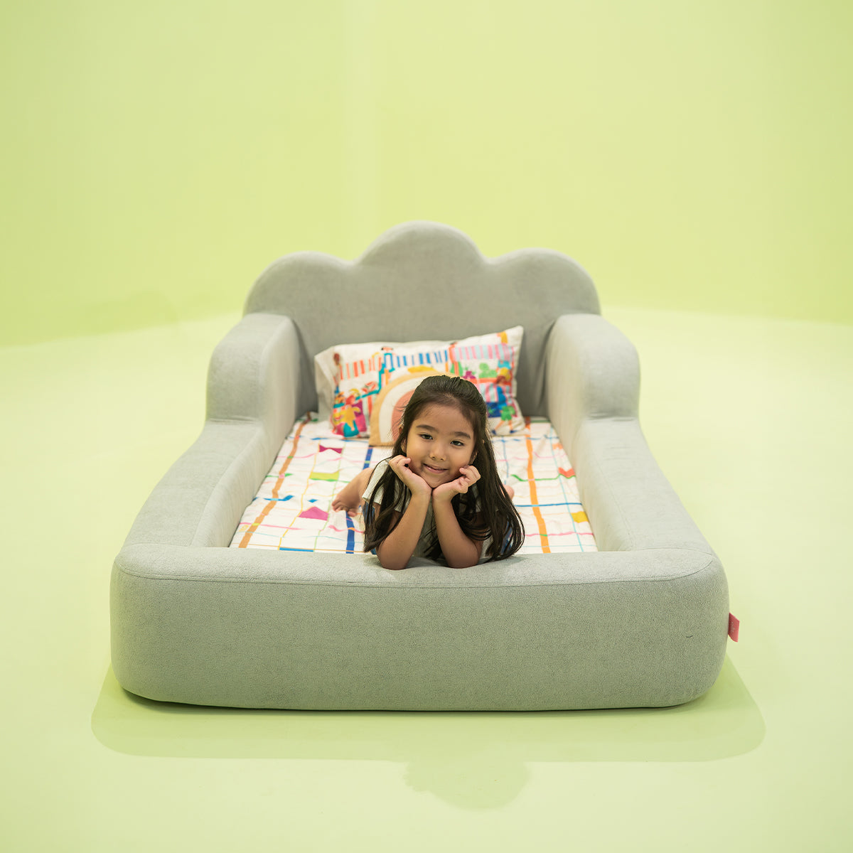 Cama Montessori Infantil Sonhos One Solteiro  - Verde