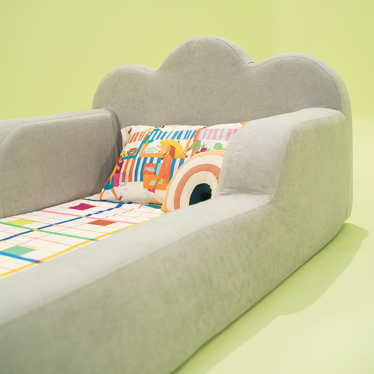 Cama Montessori Infantil Sonhos One Solteiro  - Verde