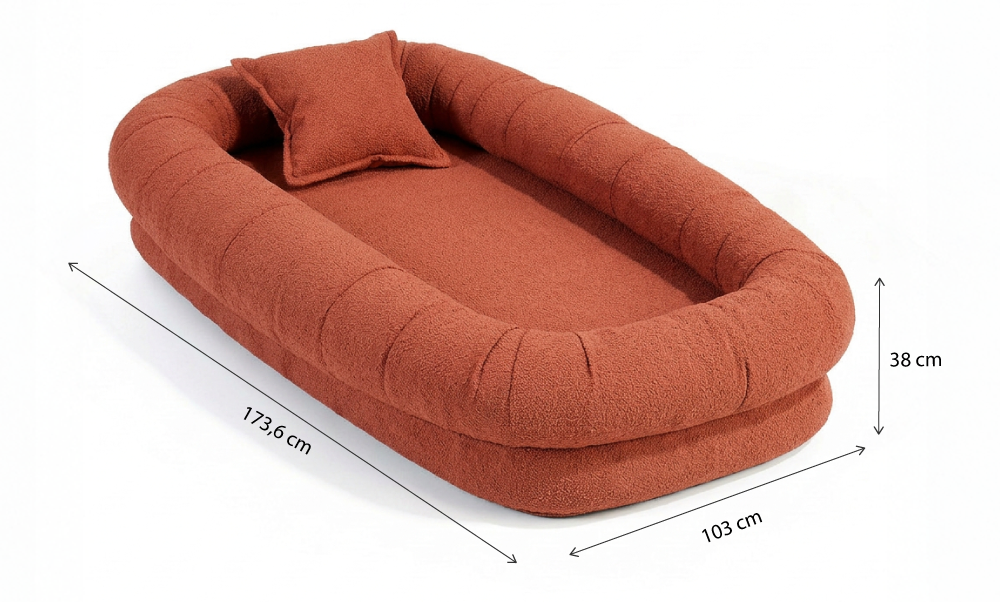 Puff Nina em Boucle Cloud Touch Spice