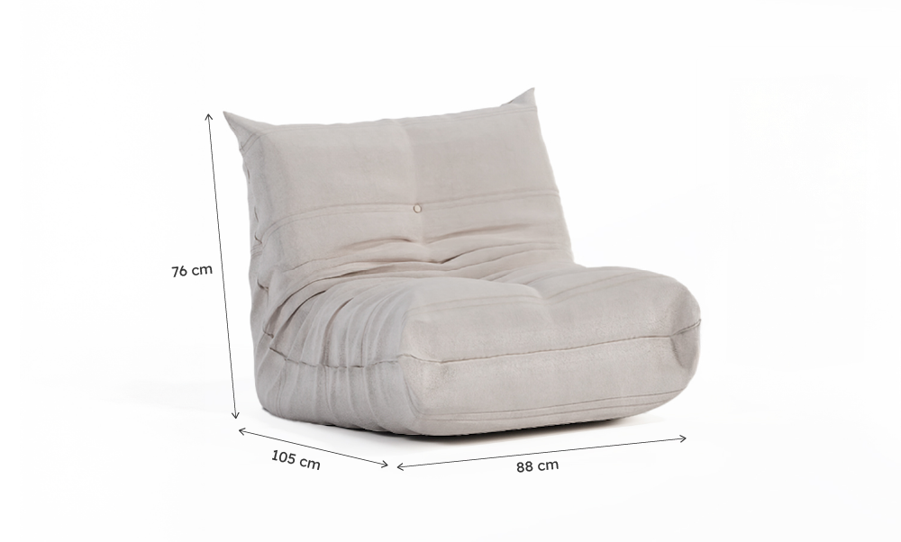 Poltrona Liv Boucle - Bege