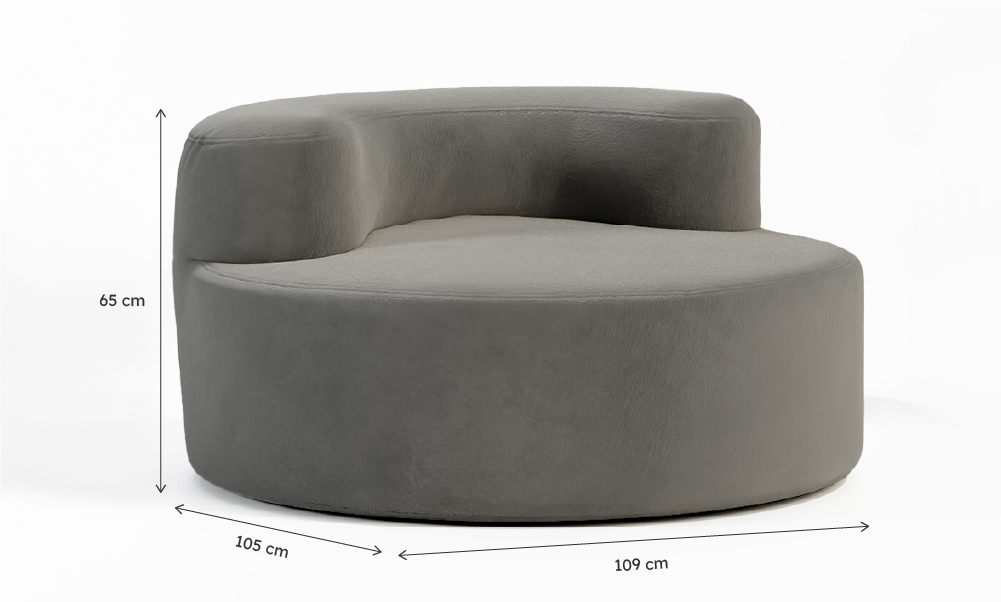 Poltrona Loom Boucle  - Cinza