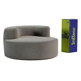 Poltrona Luna Boucle  - Cinza