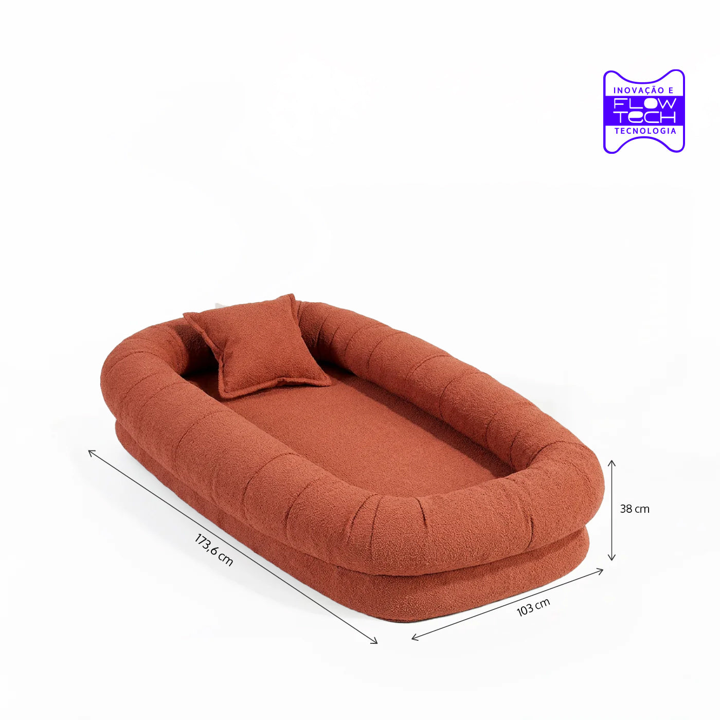 Puff Nina em Boucle Cloud Touch Spice