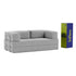 Sofá-Cama Flowin Boucle - Cinza