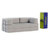 Sofá-Cama Flowin Cotelê - Cinza