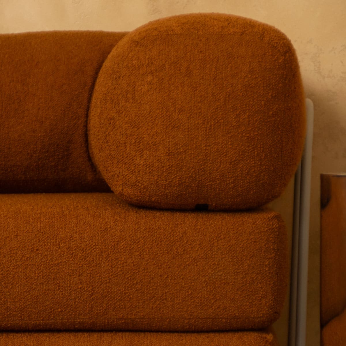 Sofá Cama Flowin em Boucle Plus Terracota