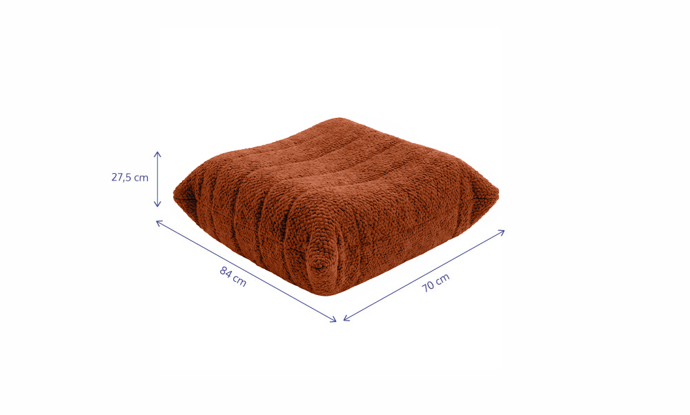 Apoio de Pé - Poltrona Liv - Boucle Cloud Touch Spice